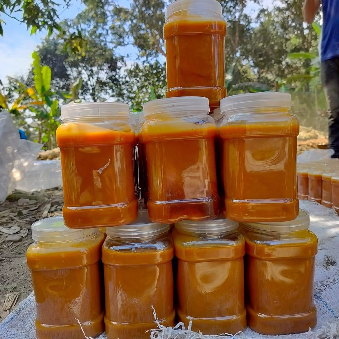 আখেঁর দানাদার ঝোলা গুড়